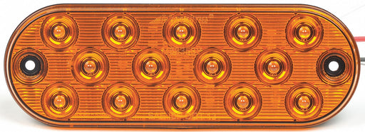 Stop/Turn/Tail Light Oval Amber 6-1/2 L