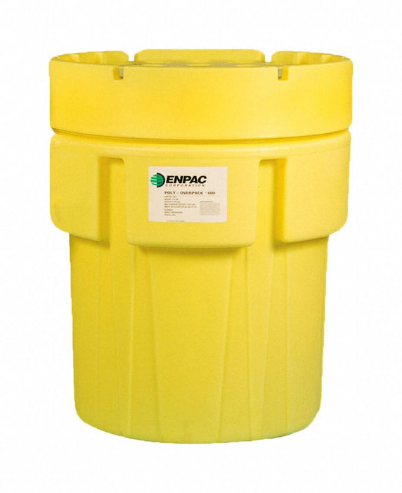 SalvageDrum Polyethylene 69inH Yellow