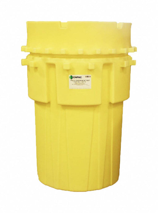 SalvageDrum Polyethylene 57inH Yellow