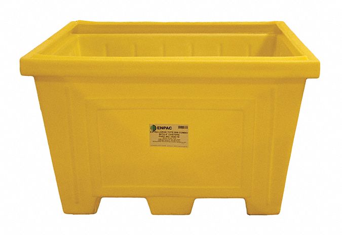 Storage Tote Solid Plastic 500 lb