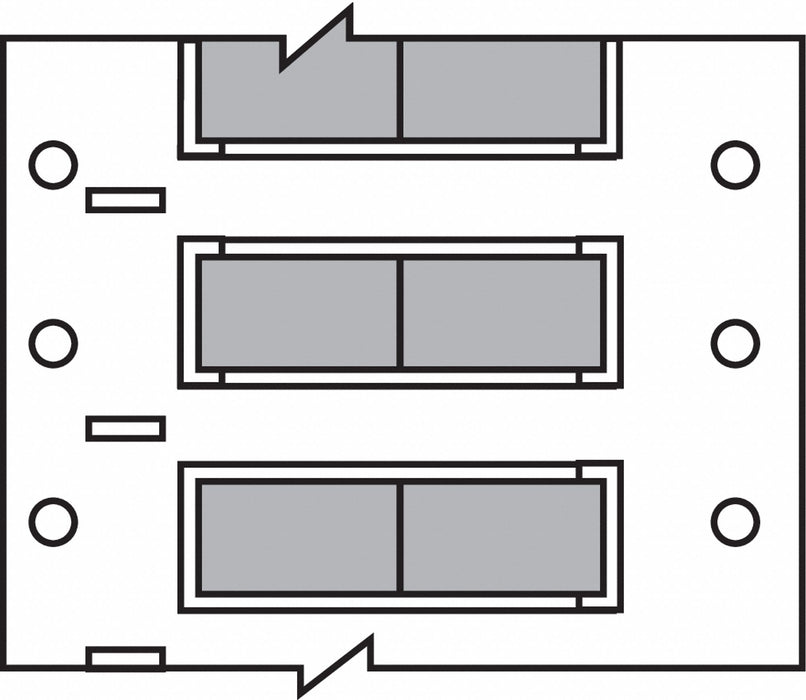 Sleeve Label Gray Polyolefin 3/4 in W
