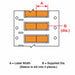 SleeveLabel Orange Polyolefin 3/8inW