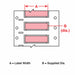 Sleeve Label Pink Polyolefin 3/4 in W