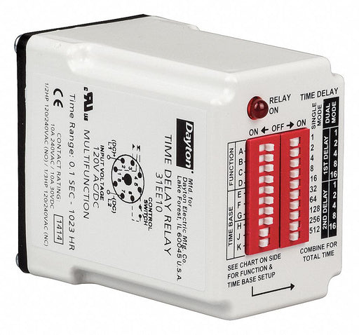 MultiFunTimeDelayRelay 120VAC 8Pins