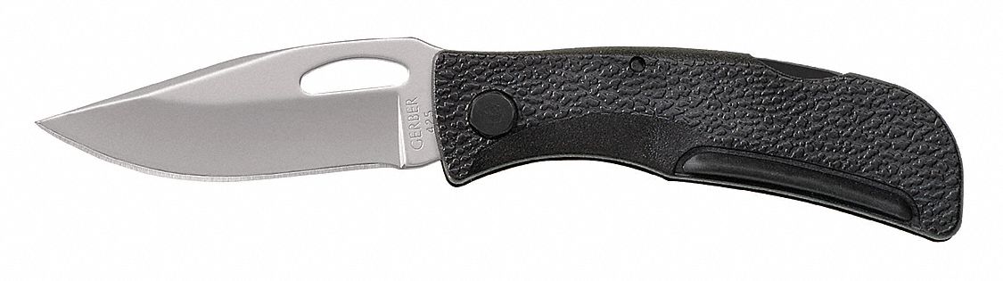 Folding Knife Drop Point 2-3/8In Black