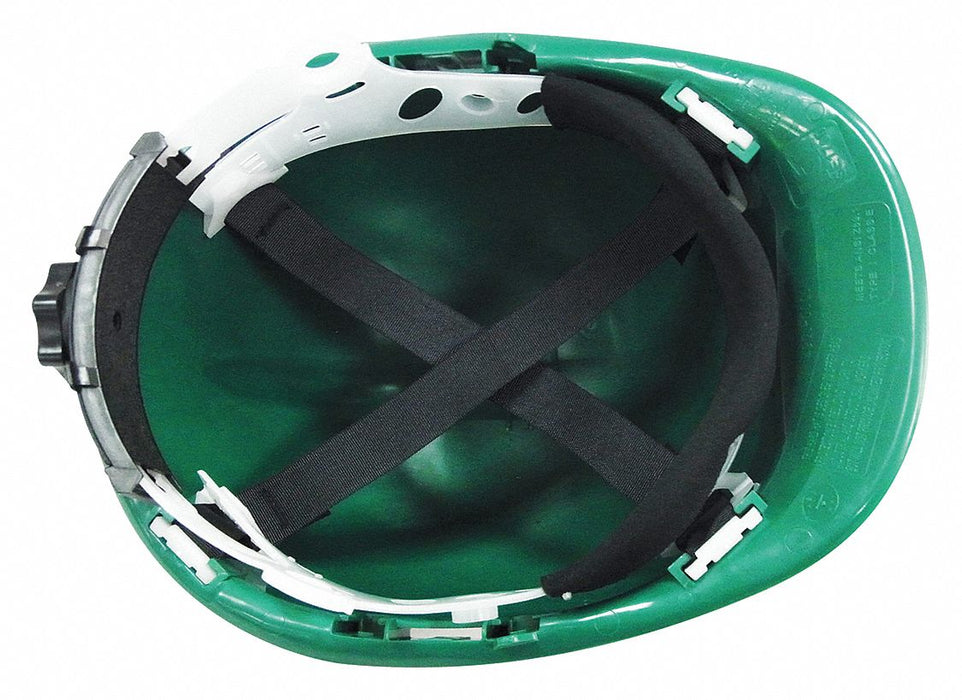 Hard Hat Type 1 Class E Ratchet Green