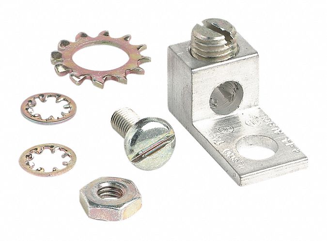 Lug Kit Aluminum Ground Bar L 1 1/16in