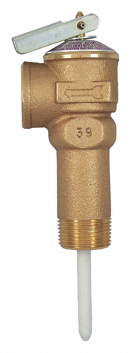 T and P Relief Valve 6-1/2inHx1-15/32inW