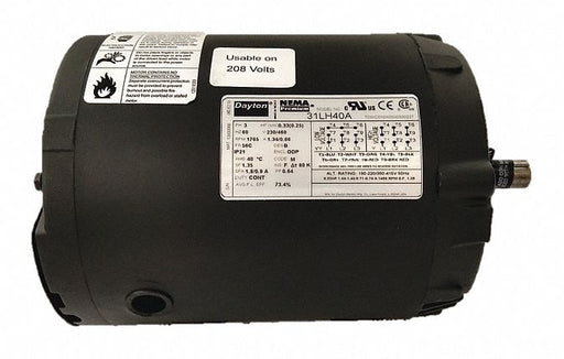 GP Motor 1/3 HP 1 765 RPM 230/460V 56C