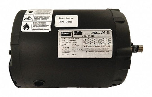 GP Motor 1/2 HP 1 765 RPM 230/460V 56C