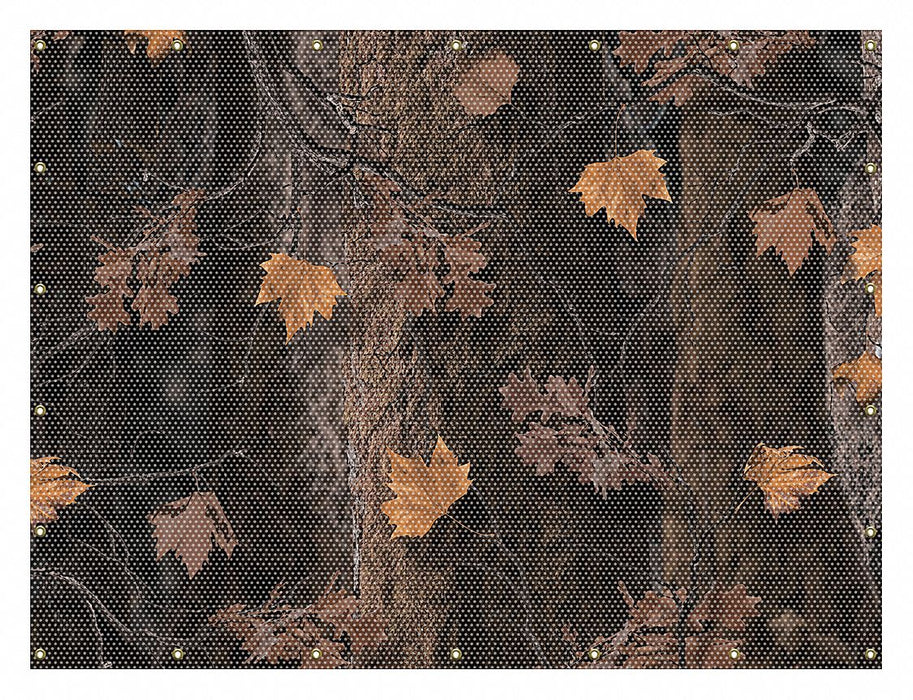 Welding Curtain 8 ft W Printed Red