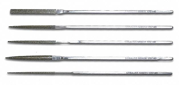 Escapement File Set Swiss 5 Pieces