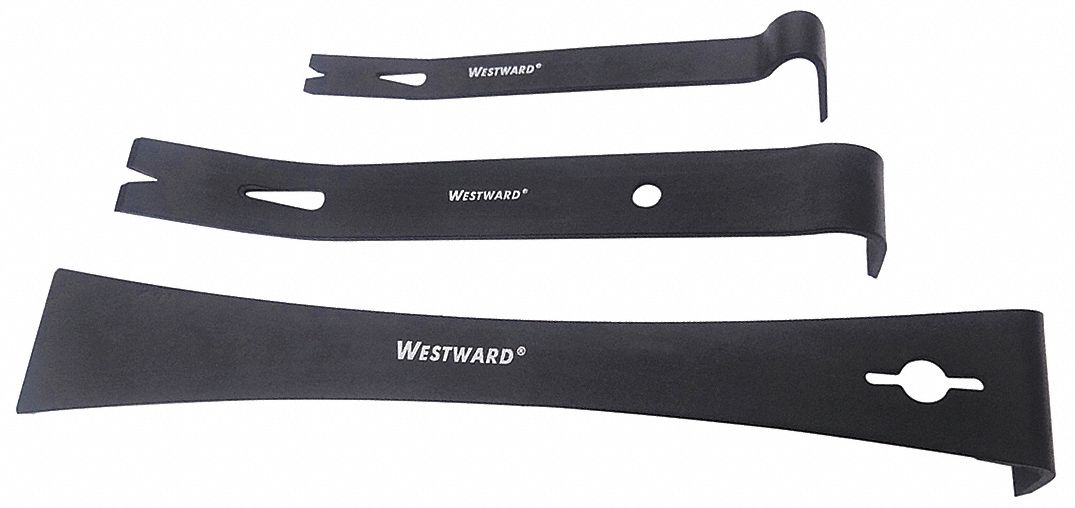Pry Bar Curved High Carbon Steel 3pcs.