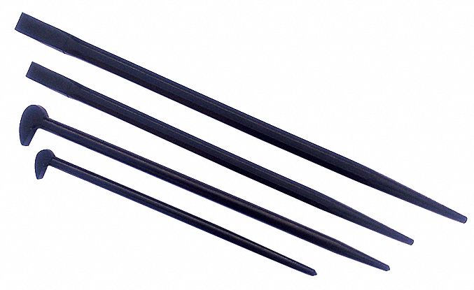 Pry Bar Curved High Carbon Steel 4 pcs.
