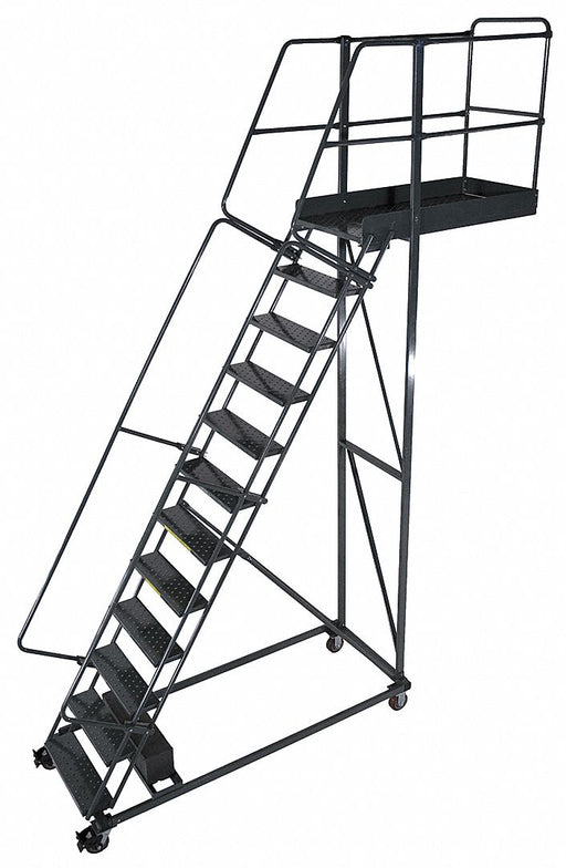 M9015 Cantilever Ladder 300lb 182in H 14 Steps