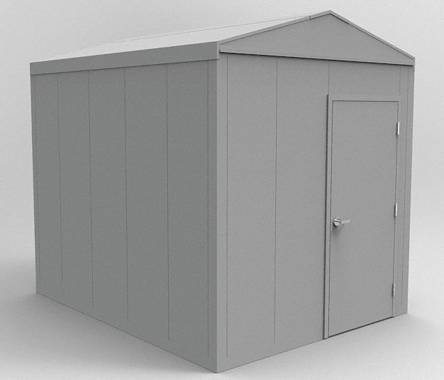 Outdr Strg Shd 10 ftx8 ftx9 1/8 ft Gray