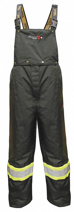 Flame Resistant Rain Bib Overall Black L