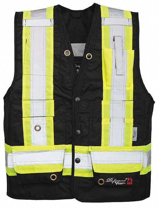 Flame-Resistant Vest Black M