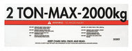 Capacity/Warning Label