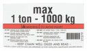 Capacity/Warning Label