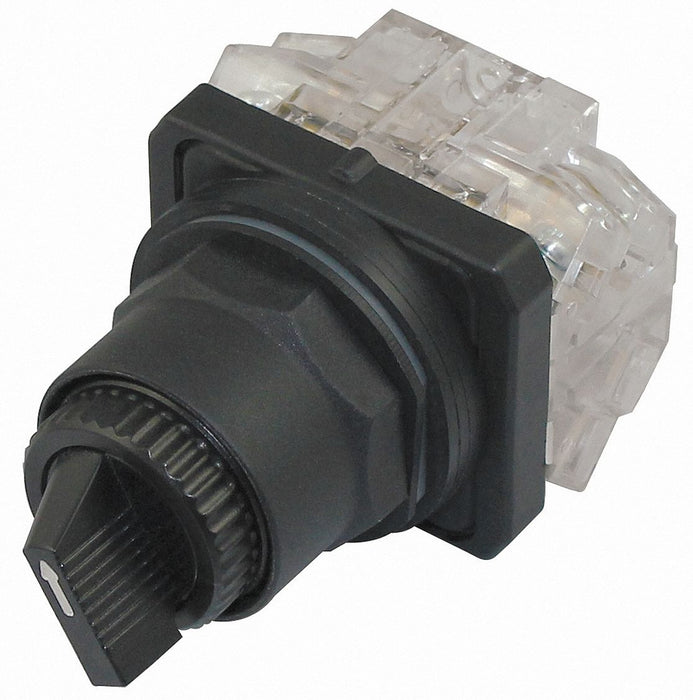 SelectorSwitch Non-Illum 2Pos 30mm Black