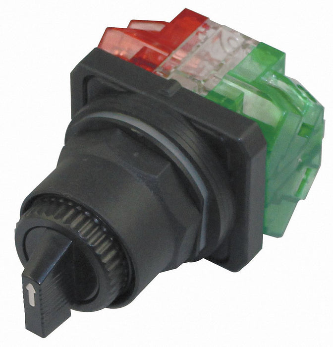 SelectorSwitch Non-Illum 3Pos 30mm Black