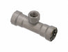Tee Steel Press-fit 1 1/4  FNPT 1/2 