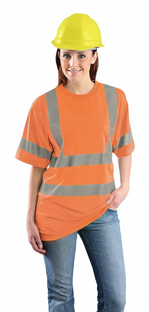 T-Shirt Mens L Orange