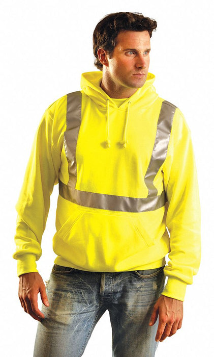 Sweatshirt Mens L Yellow