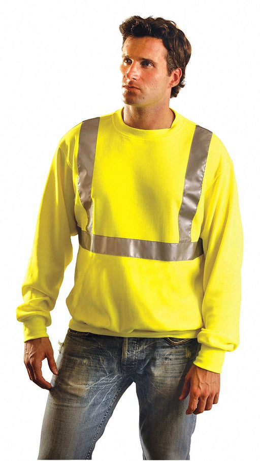 Sweatshirt Mens 3XL Yellow