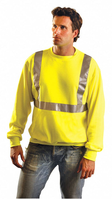 Sweatshirt Mens M Yellow