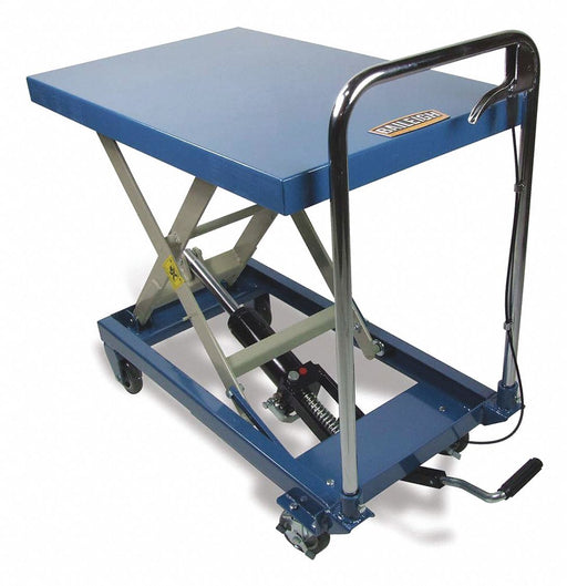 Scissor Lift Cart 10-13/64In H Steel