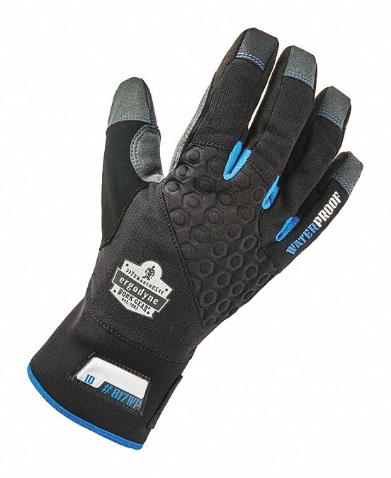 Utlty Gloves Thrml Wtrprf Blk M PR