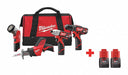 Cordless Combination Kit 4 Tools 12V DC