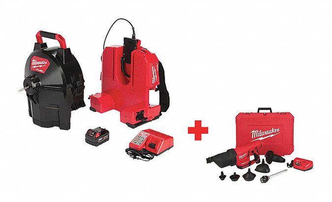 Drain Gun Kit Battery Included 18.0V