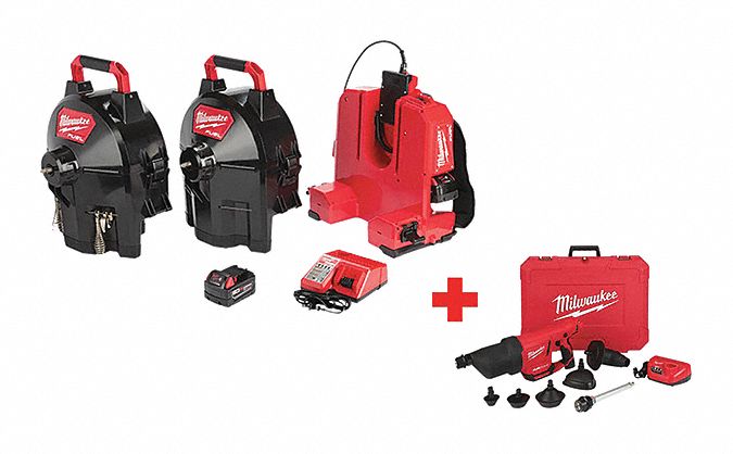 Drain Gun Kit Battery Included 18.0V