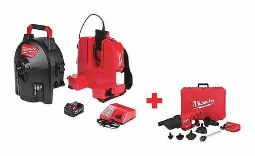 Drain Gun Kit Battery Included 18.0V