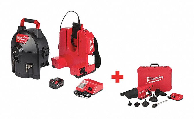 Drain Gun Kit Battery Included 18.0V