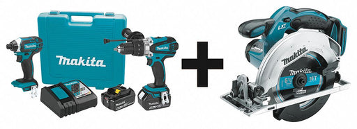 Cordless Combination Kit 3 Tools 18V DC