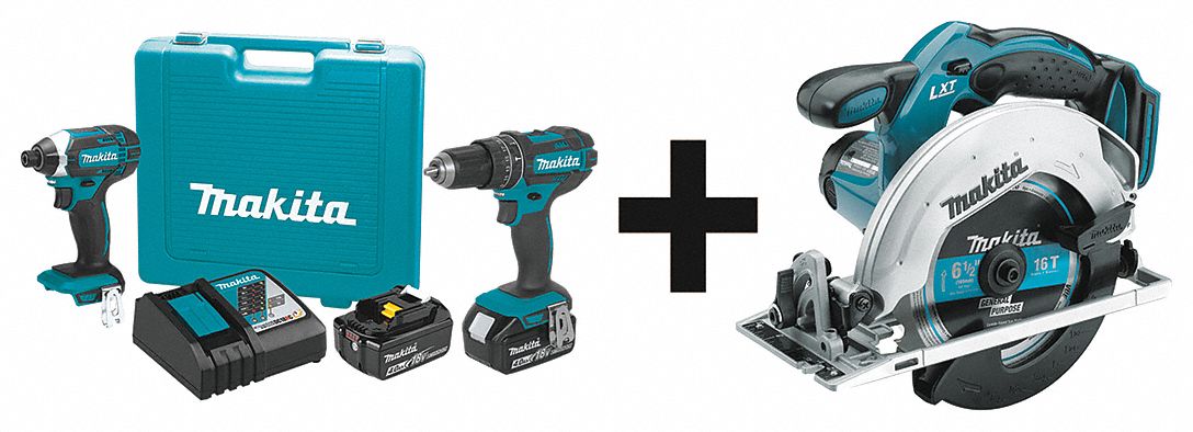 Cordless Combination Kit 3 Tools 18V DC