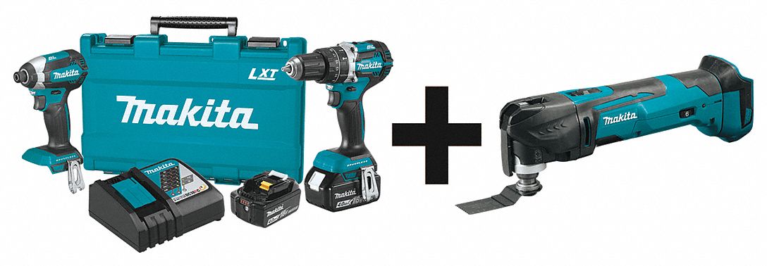 Cordless Combination Kit 3 Tools 18V DC