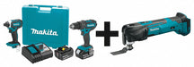 Cordless Combination Kit 3 Tools 18V DC