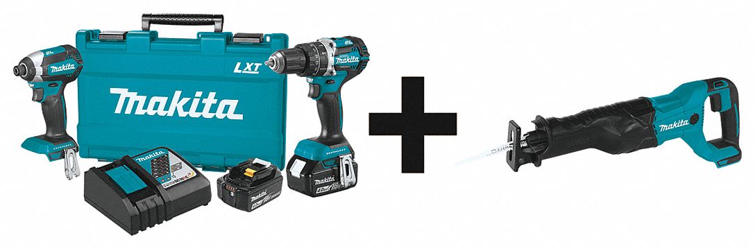 Cordless Combination Kit 3 Tools 18V DC