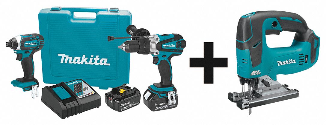 Cordless Combination Kit 3 Tools 18V DC