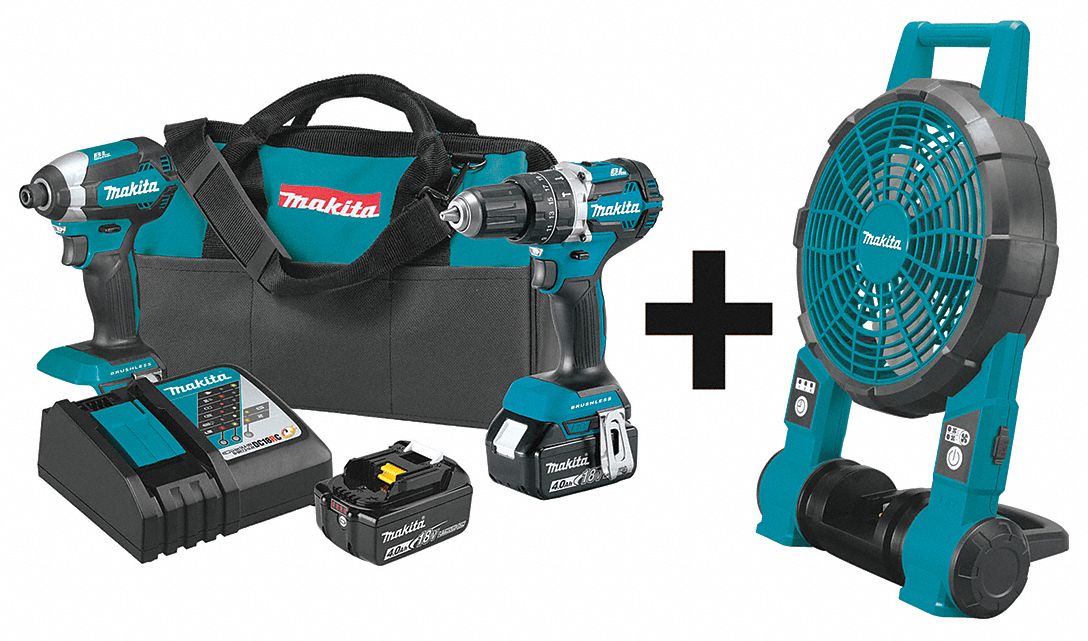 Cordless Combination Kit 3 Tools 18V DC