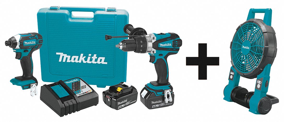 Cordless Combination Kit 3 Tools 18V DC