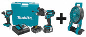 Cordless Combination Kit 3 Tools 18V DC
