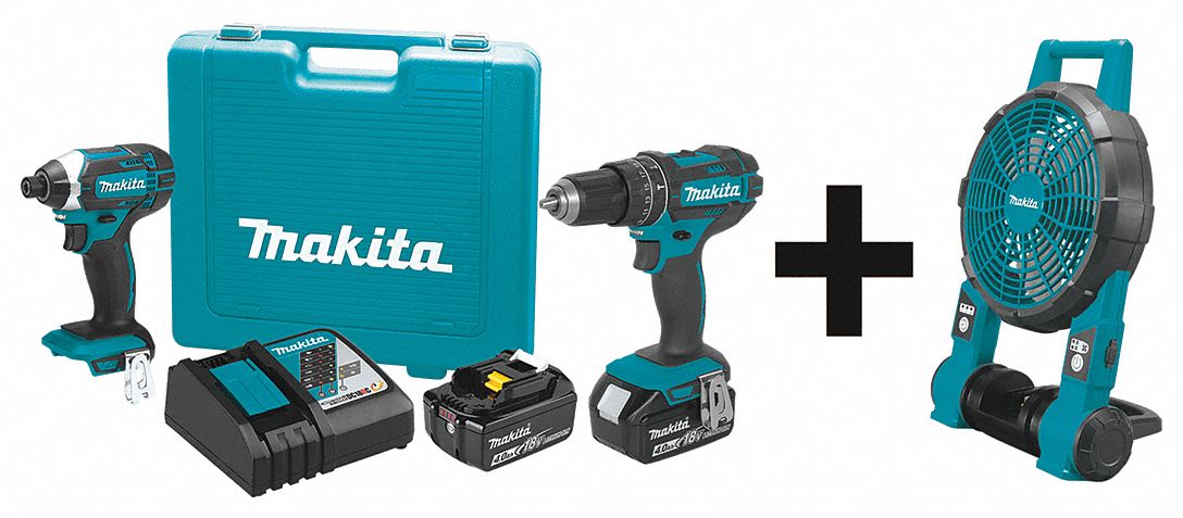 Cordless Combination Kit 3 Tools 18V DC
