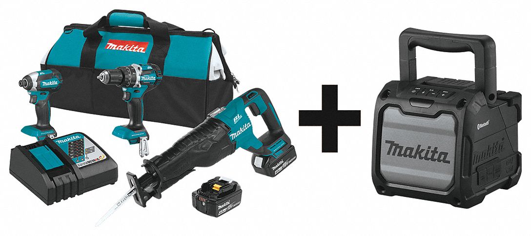 Cordless Combination Kit 4 Tools 18V DC