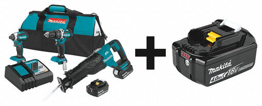 Cordless Combination Kit 3 Tools 18V DC